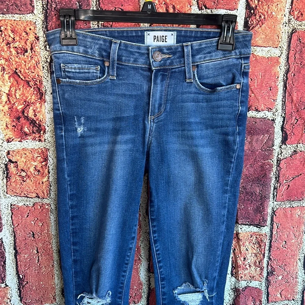 Paige Verdugo Crop Blue women’s Jeans size 25